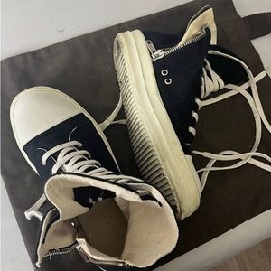 Rick Owen drkshdw strobe penta high top sneakers